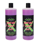 BLACKHAWK PERFORMANCE Boat Wash X Wax - Gently Removes All Dirt & Grime - Non-Yellowing Wax Leaves Shiny Finish While Protecting All Paints & Clear Coats - Marine Safe - Made in USA (32oz, 2pk)